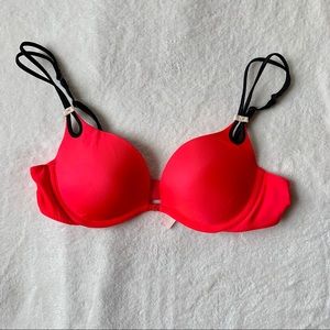 Victoria’s Secret red push-up bra size 34B